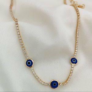 Evil Eye Choker Necklace
